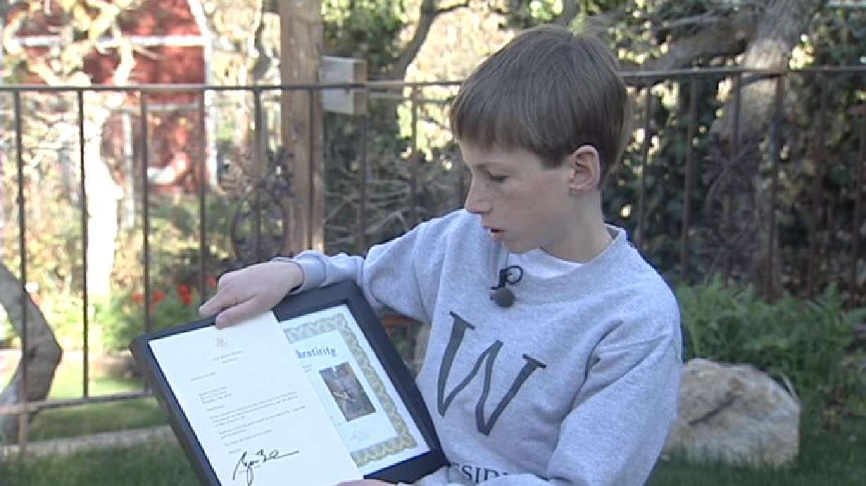 Boy's Wish Granted to Meet President Bush