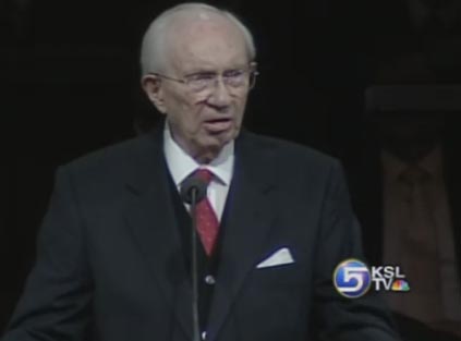 President Hinckley Pays Tribute to Handcart Pioneers