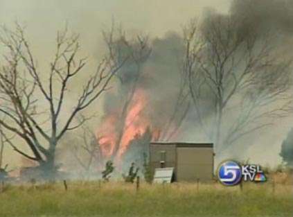 Residents Return Home Following Fire in S. Utah