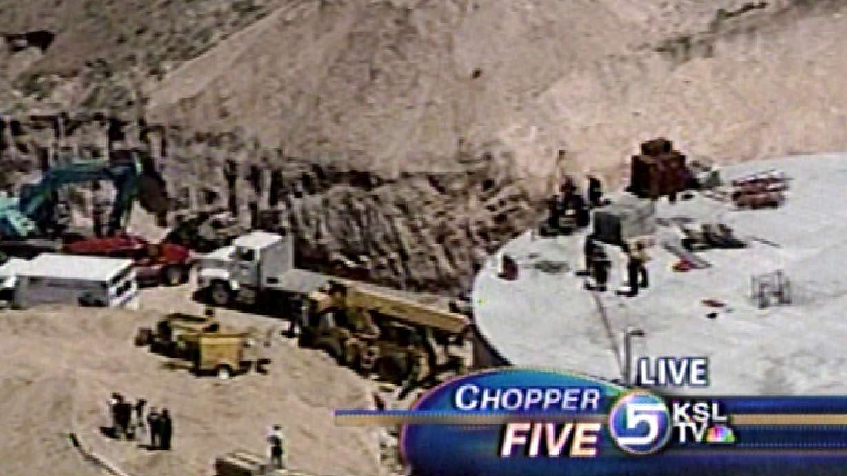 Construction Worker Rescued From Inside Water Tank