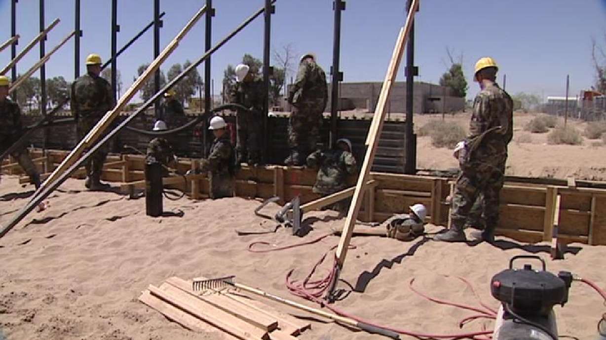 National Guard Troops Deal with Heat on the Border