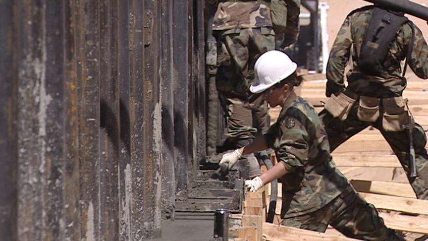 National Guard Troops Deal with Heat on the Border