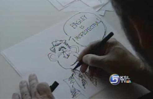 Utah Cartoonist Releases New Book Bashing Bush