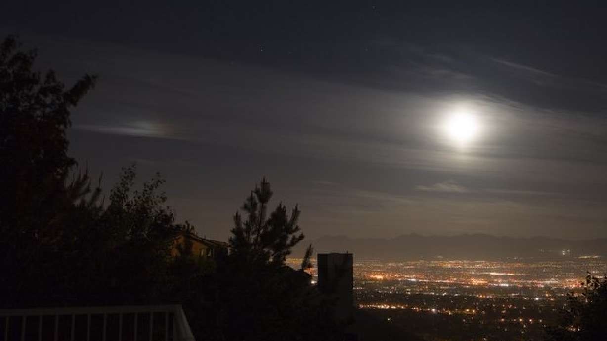The Moon and a Satellite