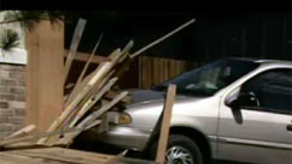 Car Hits Building, Breaks Gas Line