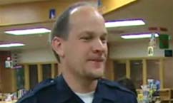 Police Officer Surprised with High 5