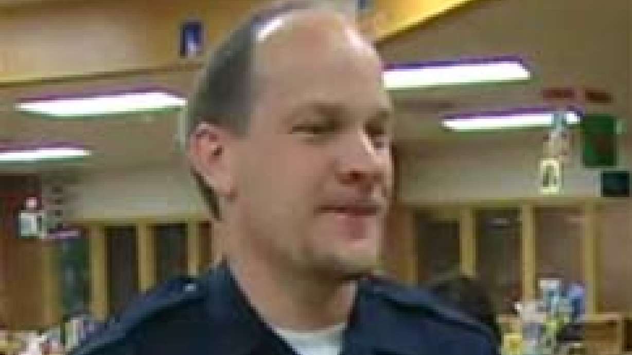 Police Officer Surprised with High 5