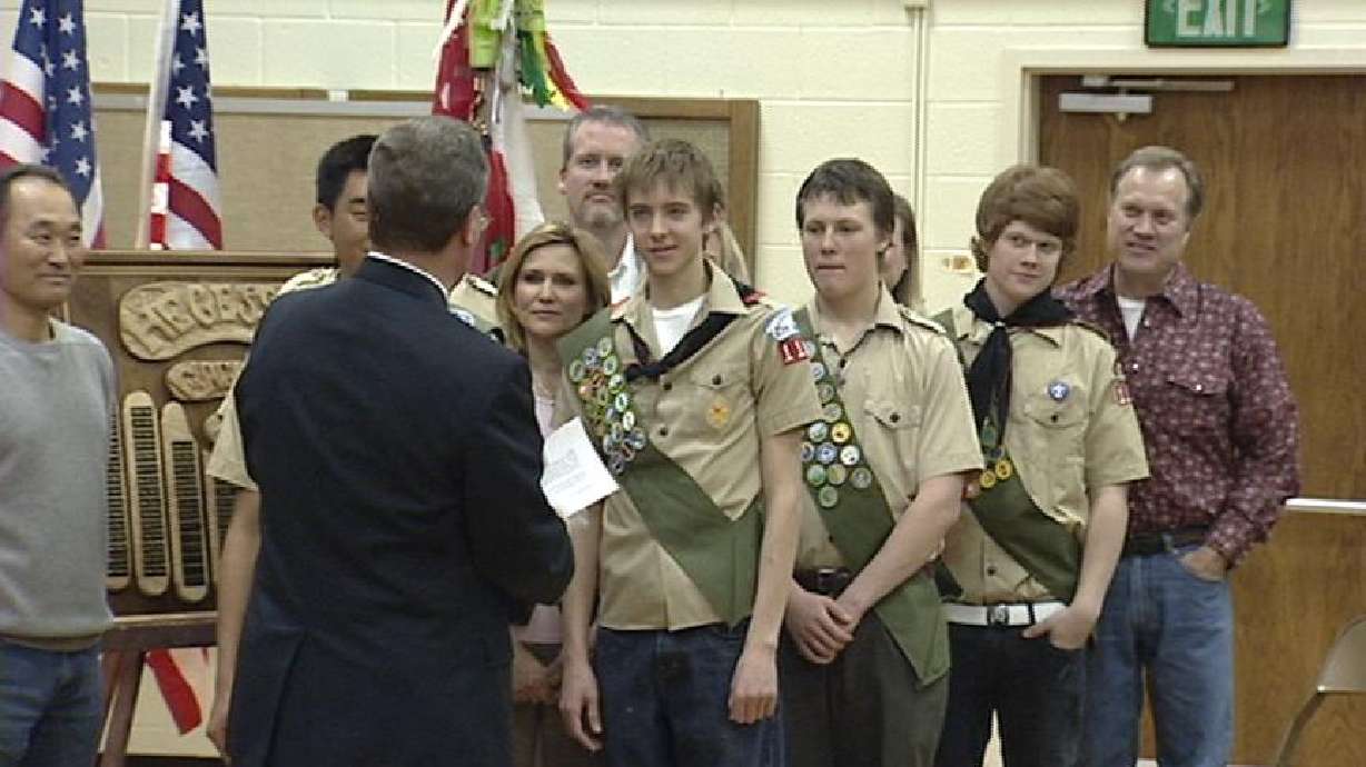 Former Scout Honored by Friends