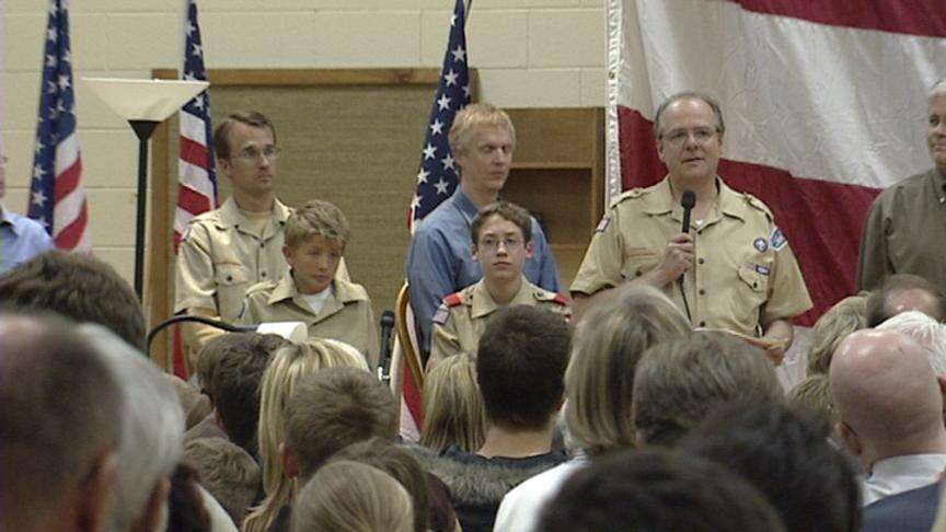Former Scout Honored by Friends
