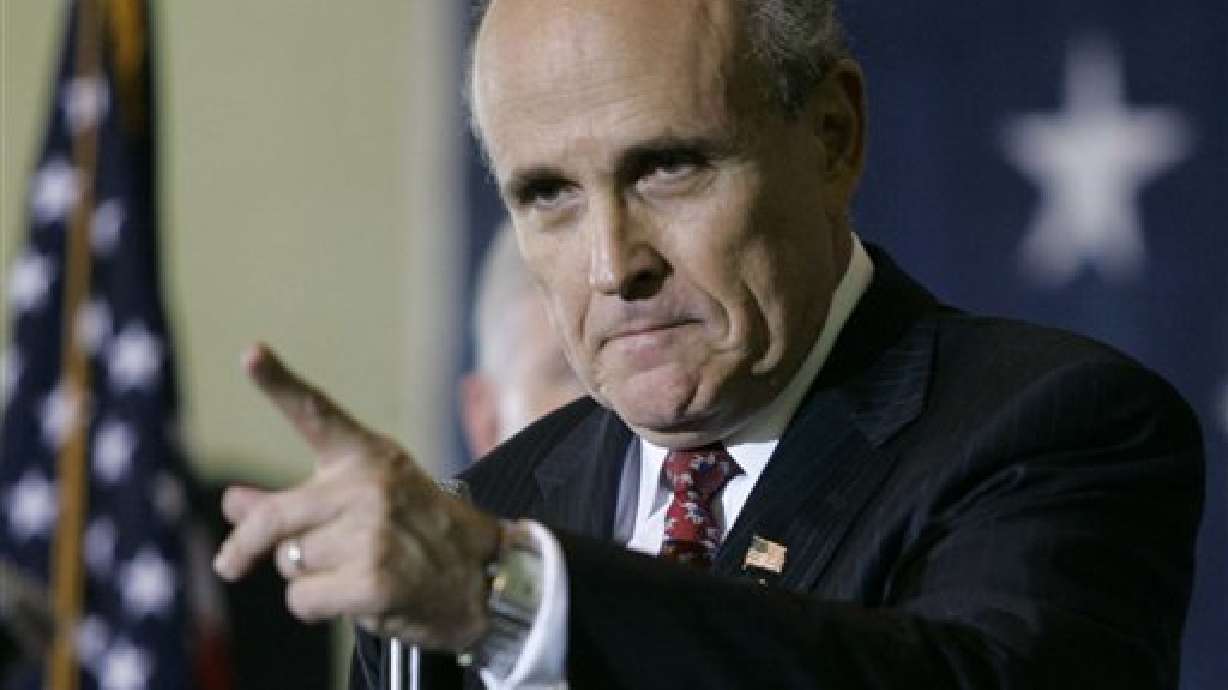 Rudolph Giuliani to Visit Utah Friday