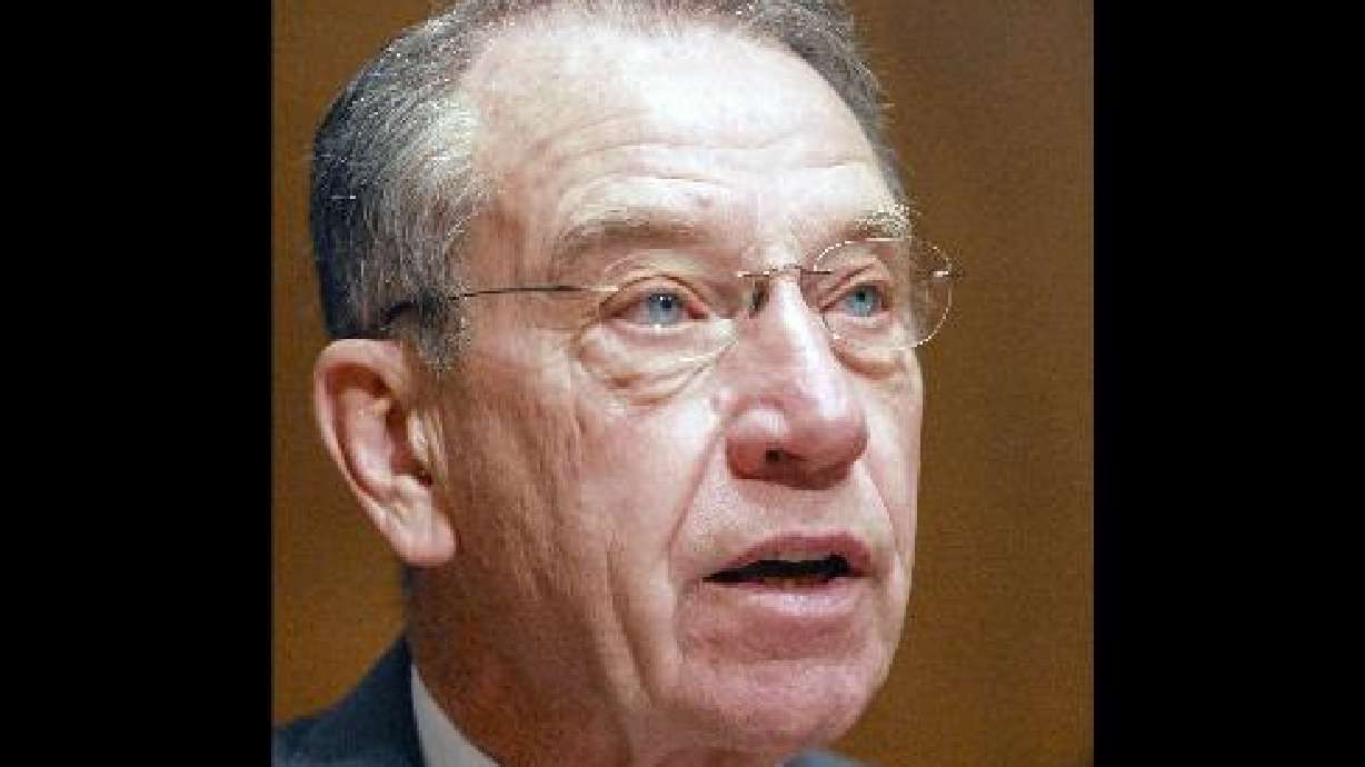 Senator Grassley - Too Far?