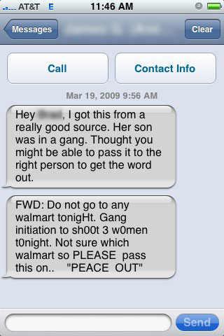 Wal-Mart death threat just a hoax; still scares shoppers