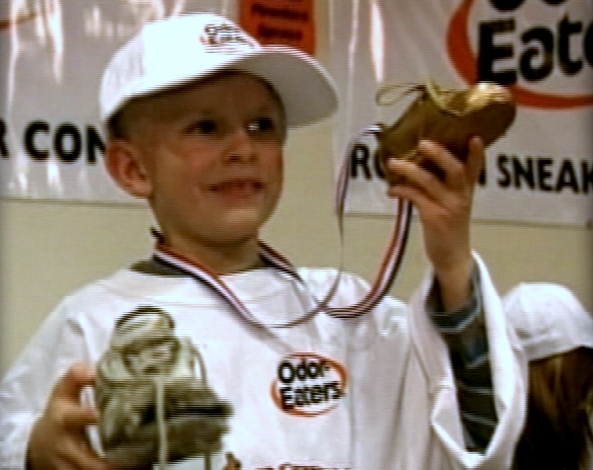 Utah boy wins stinky sneaker contest