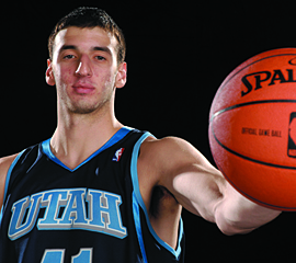 Jazz assigns Koufos to D-League, recalls Fesenko