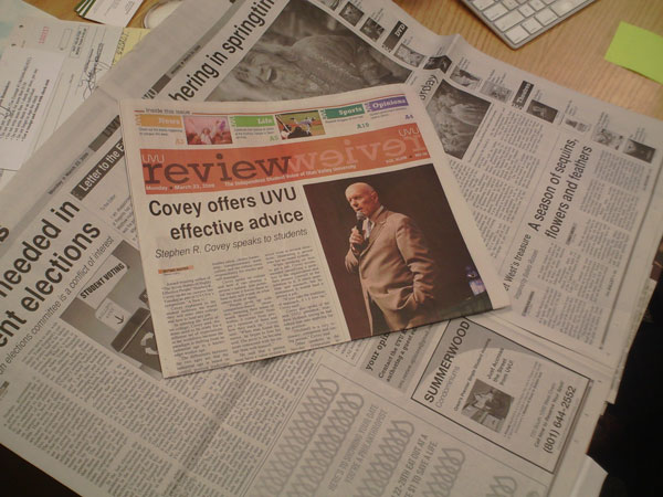 Student papers stolen from UVU