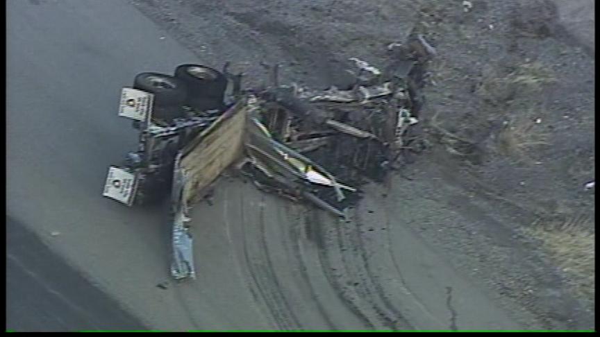Semi Fire Closes I-80 in Parley's Canyon, Two Lanes Reopened