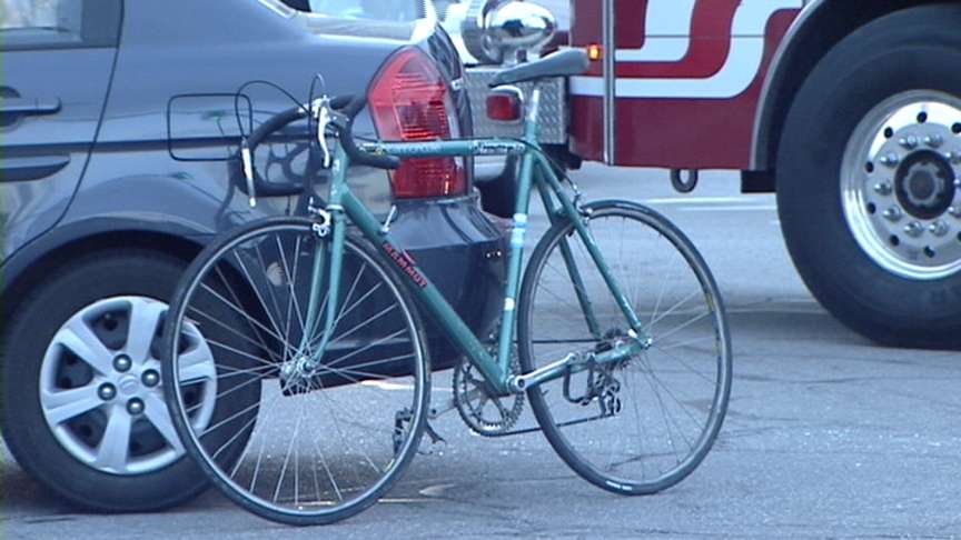 Teen on bike hit by car