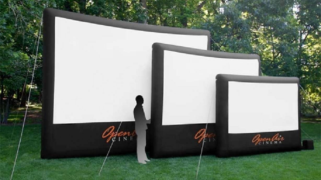 Utah man hopes to sell 1 million outdoor movie screens