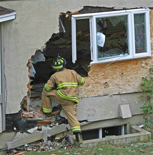 Boulder crashes into Provo home