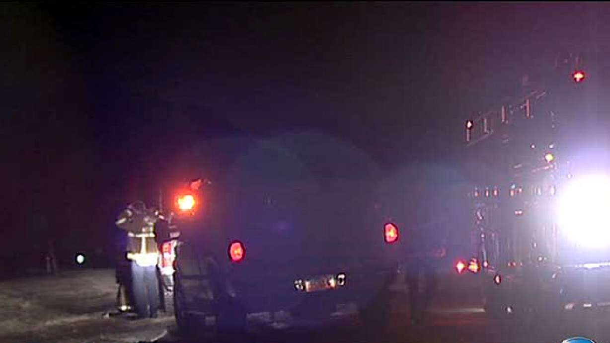 Man survives crash into reservoir