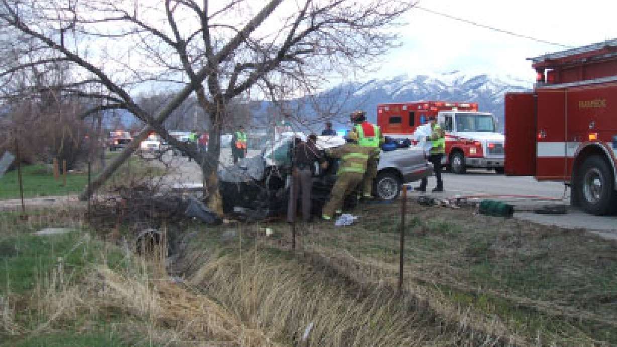 Man dies following weekend car crash