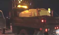 Motorcycle Collides With Wall, Truck