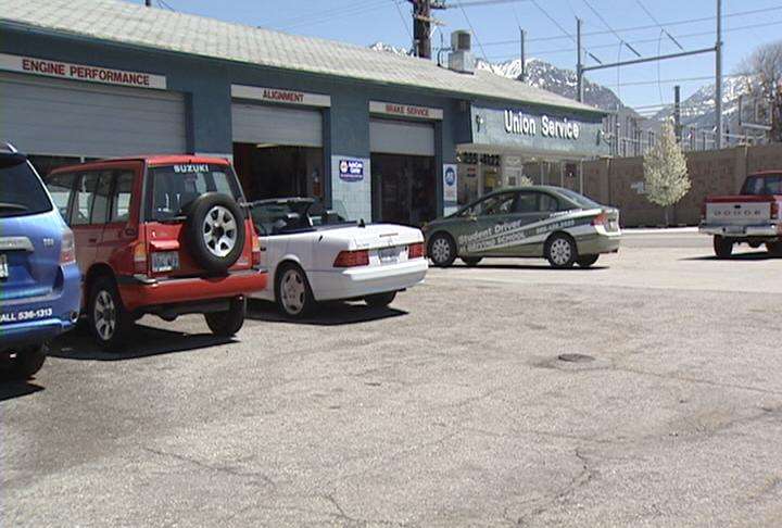 Guyre attempted to hide in the bathroom of the Union Service business, but police found him and arrested him.