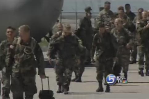 Guard Unit Returns from Border