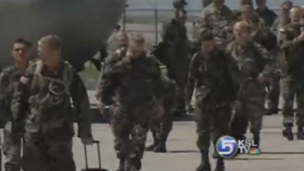 Guard Unit Returns from Border