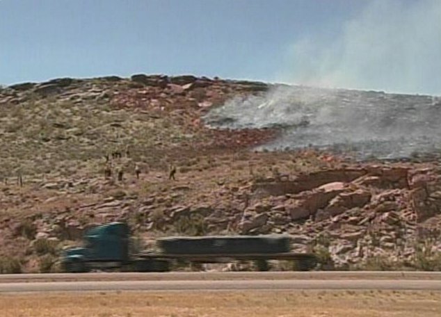 Wildfire Briefly Threatens Homes in S. Utah