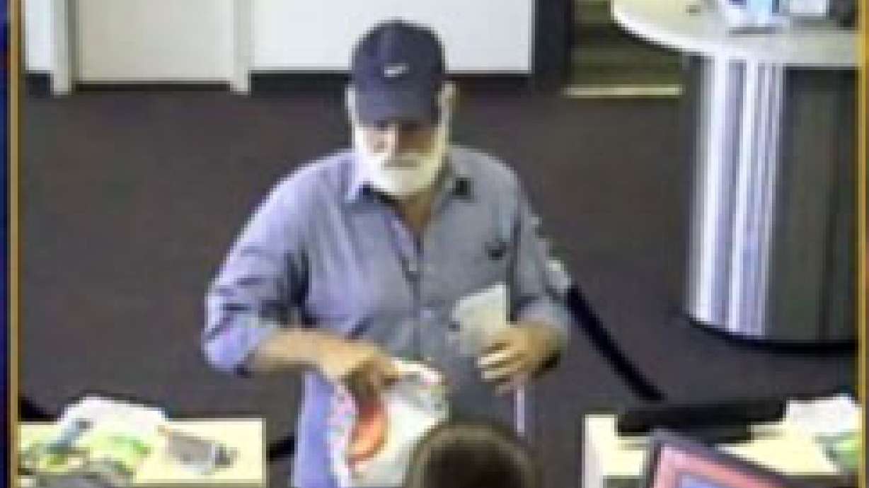 Officers Ask for Public's Help to Find Bank Robber