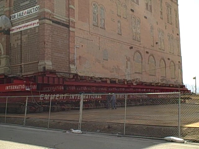 Oddfellows Hall finally on the move