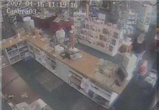 Purse Theft Caught on Tape