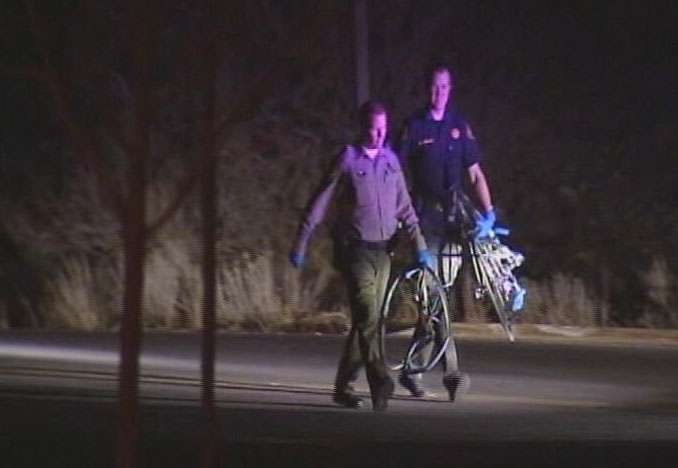 A 57-year-old man was hit while riding his bicycle near 6200 South on Wasatch Boulevard Thursday, March 19.