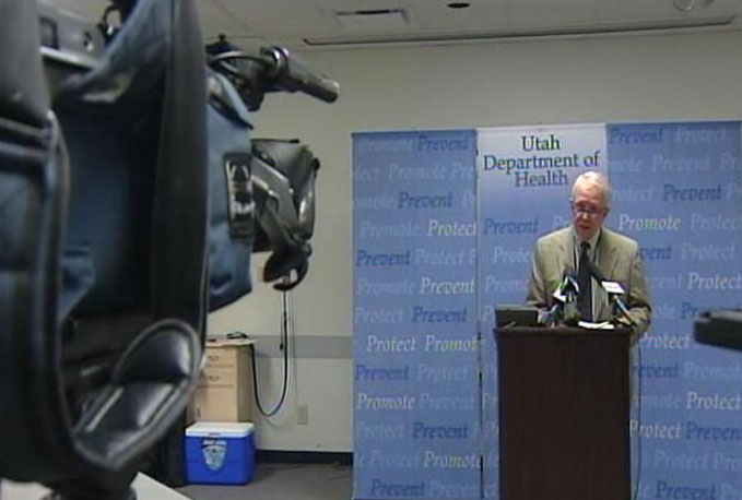 Dr. David Sundwall, executive director of of the Utah Department of Health.