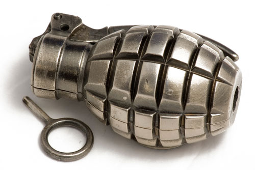 Soldier injured by grenade