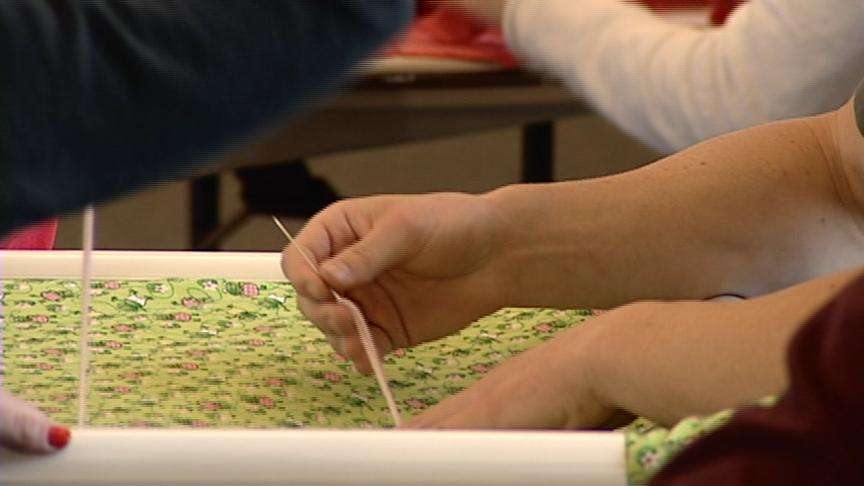 U of U Students Tying Comfort Quilts for Va. Tech Students