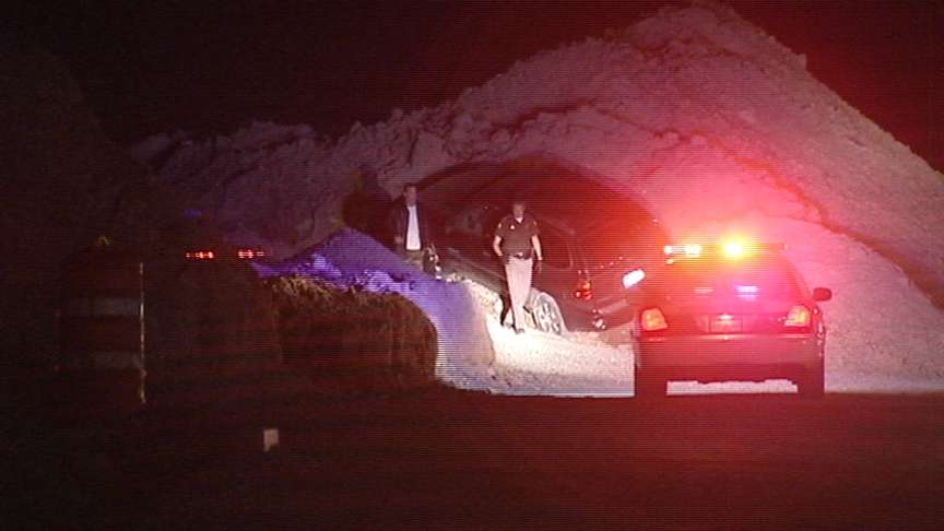 Driver flees from trooper, gets stuck in construction zone