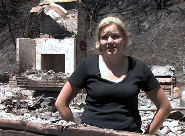Though Deborah Speed lost her home to the Santa Barbara fires, she is optimistic about the future and grateful for the help others have provided her and her family.