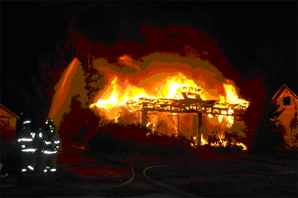 Fire at abandoned building called suspicious