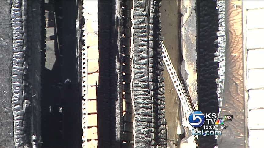 Fire damages abandoned home in Salt Lake