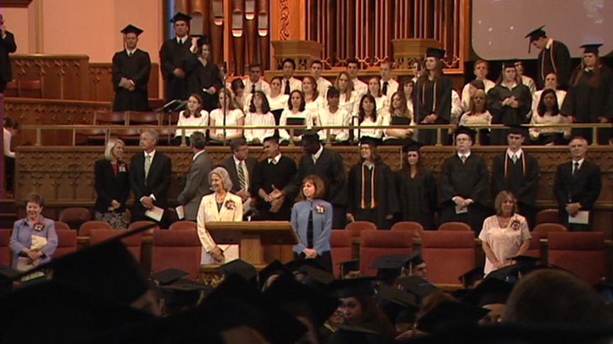 Historic Graduation for LDS Business College
