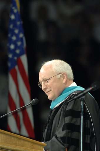 Vice President Cheney Gets Standing Ovation at BYU Graduation