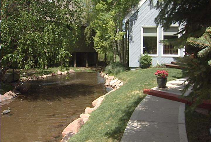 Park City resident Brenda Wood's backyard looks like it came straight out of Better Homes and Gardens, but even the pretty water in her yard can make an ugly mess.