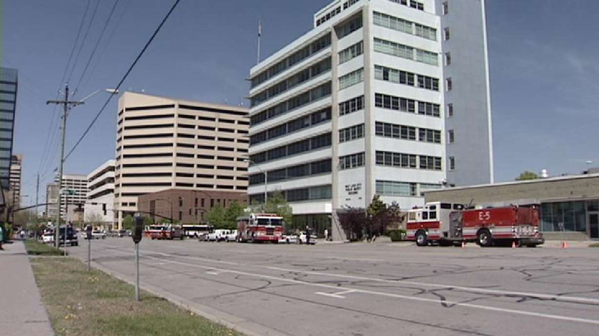 Smoke Inside the Salt Lake Public Safety Building Prompts Evacuation