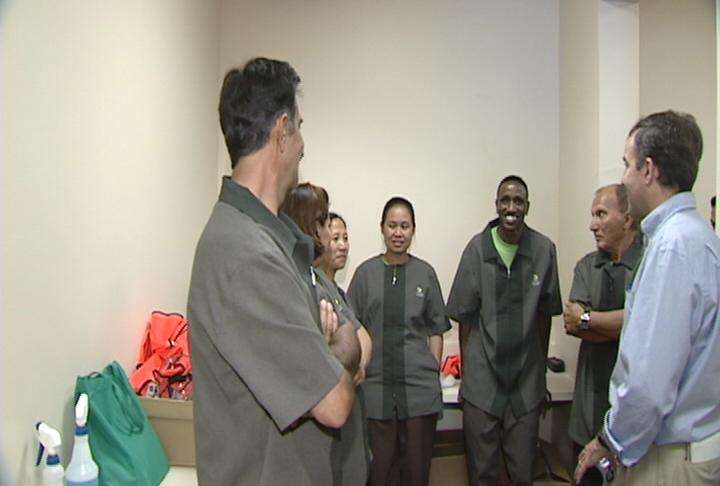 Hyatt hotel turns to refugee community in preparation for opening