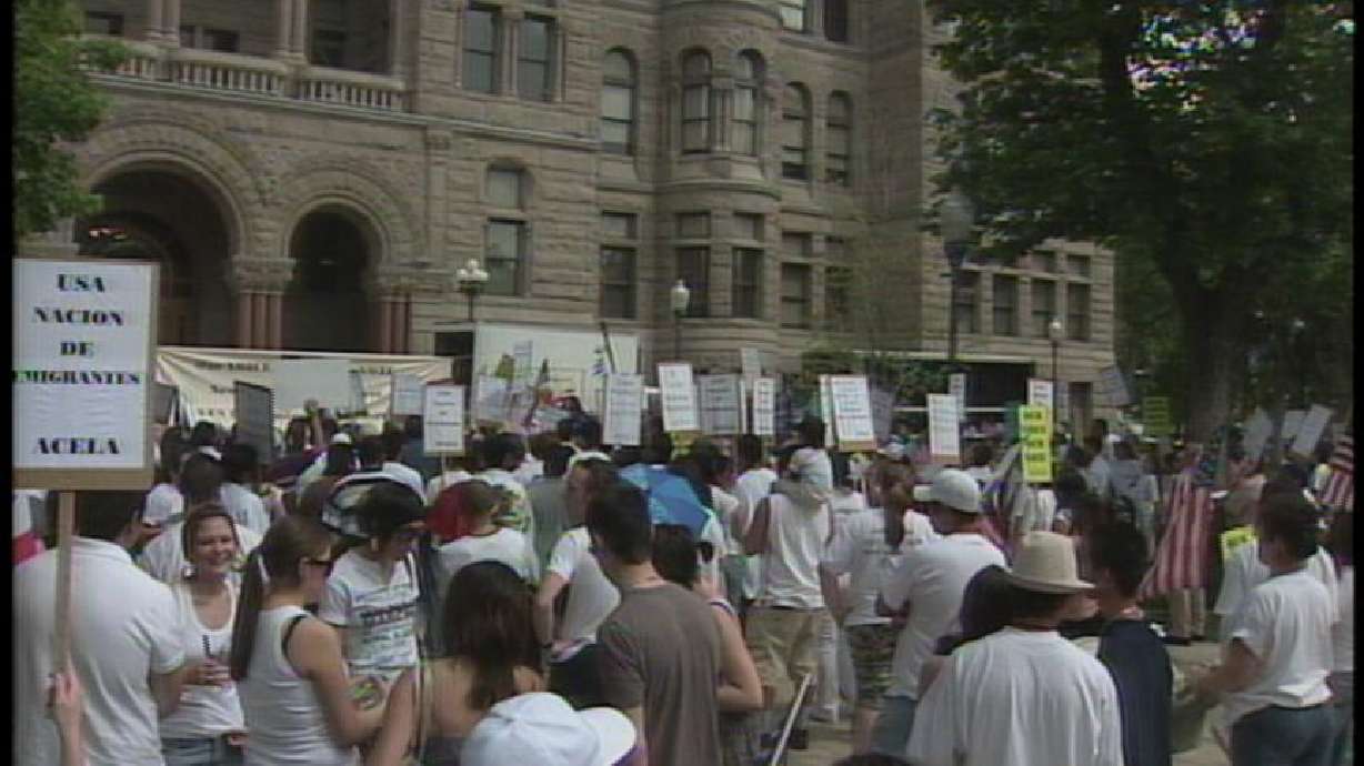 Immigration Reform Rally Under Way in Downtown Salt Lake City