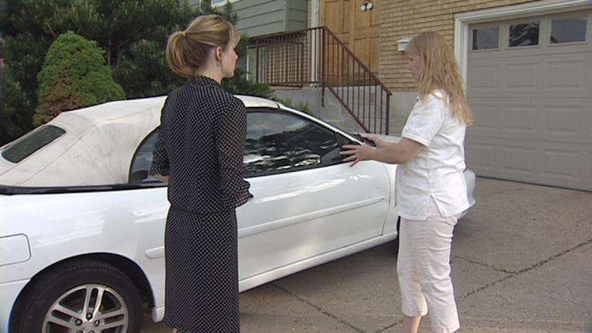 Erratic Driver Forces Woman Off I-15