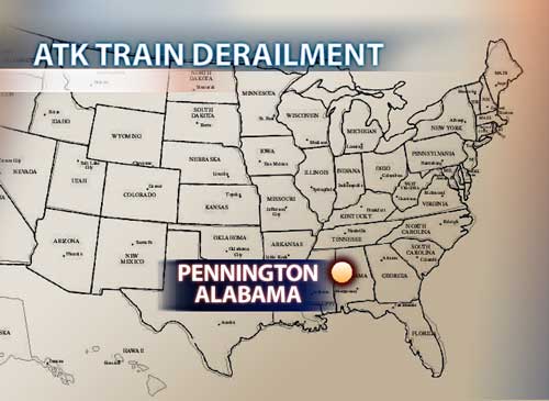 Train Carrying Shuttle Boosters Made in Utah Derails in Alabama