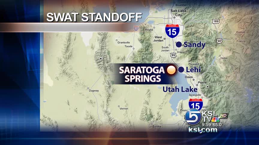 SWAT surrounds home in Saratoga Springs